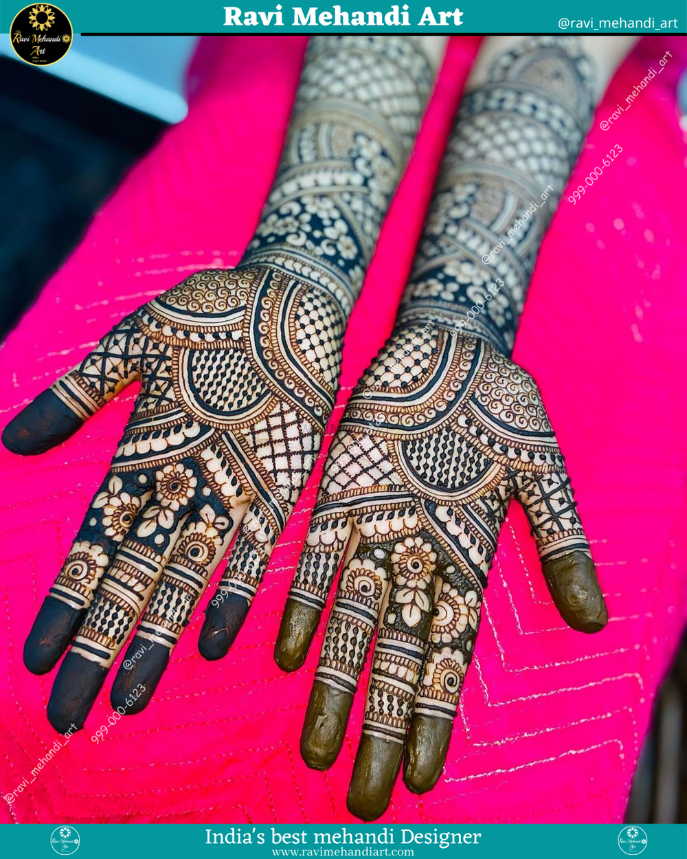 Photo From Bombay Stylish Mehandi Design - By Ravi Mehandi Art