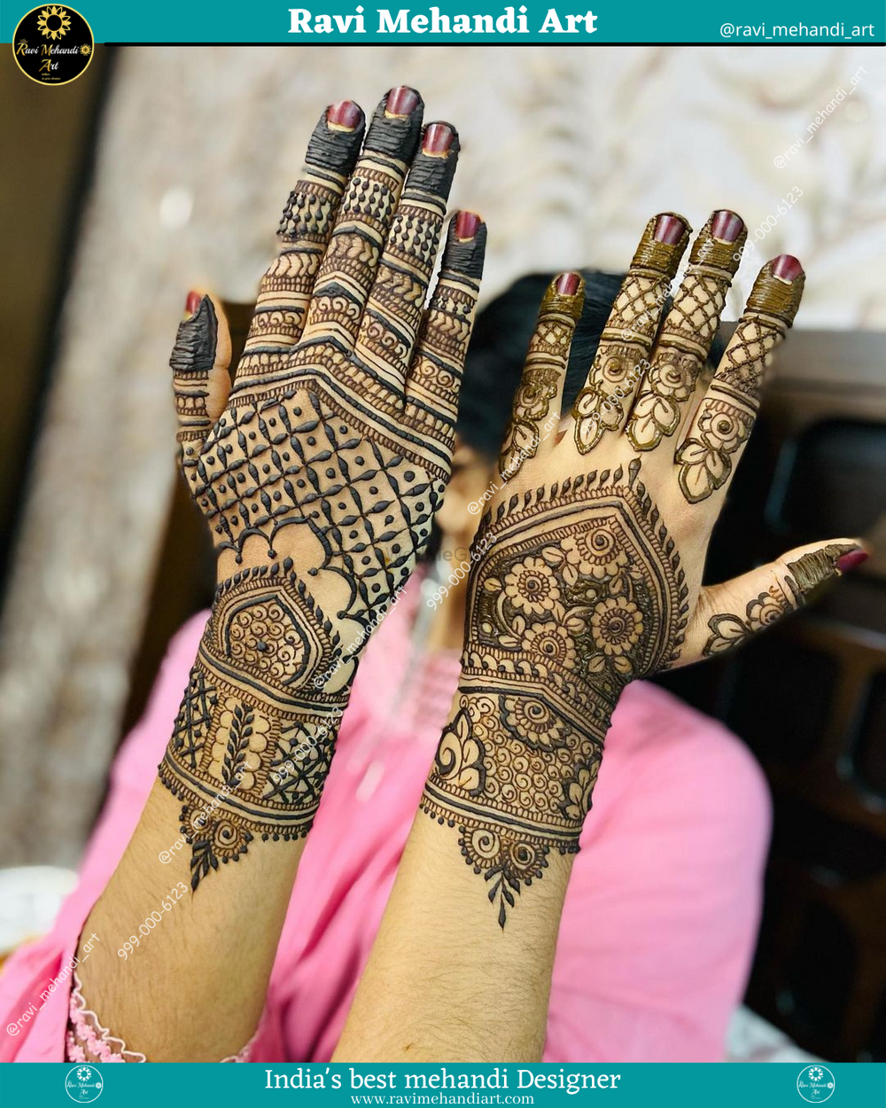 Photo From Bombay Stylish Mehandi Design - By Ravi Mehandi Art