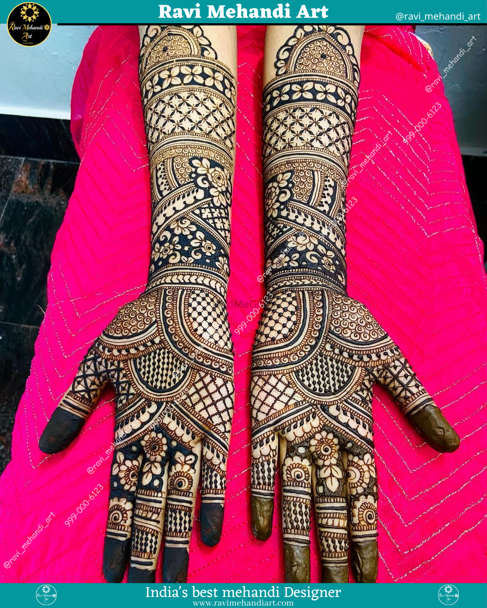 Photo From Bombay Stylish Mehandi Design - By Ravi Mehandi Art