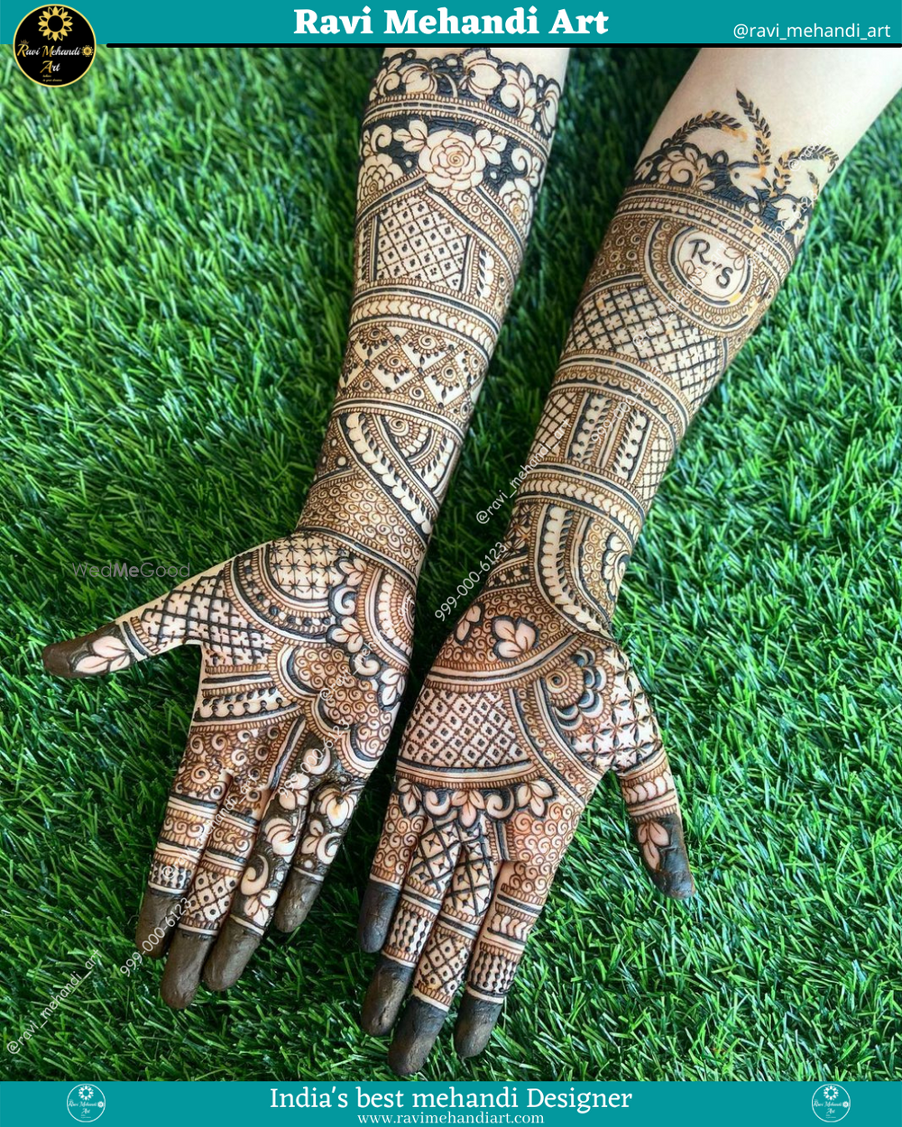 Photo From Bombay Stylish Mehandi Design - By Ravi Mehandi Art