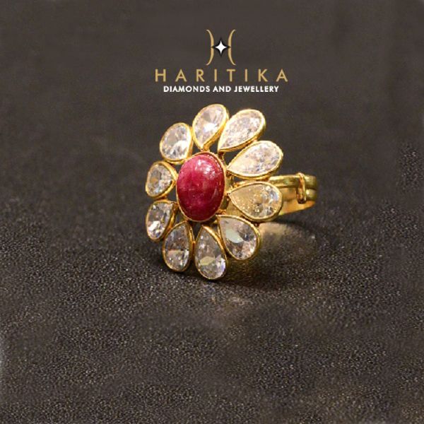 Photo From KUNDAN POLKI RINGS - By Haritika Diamonds and Jewellery
