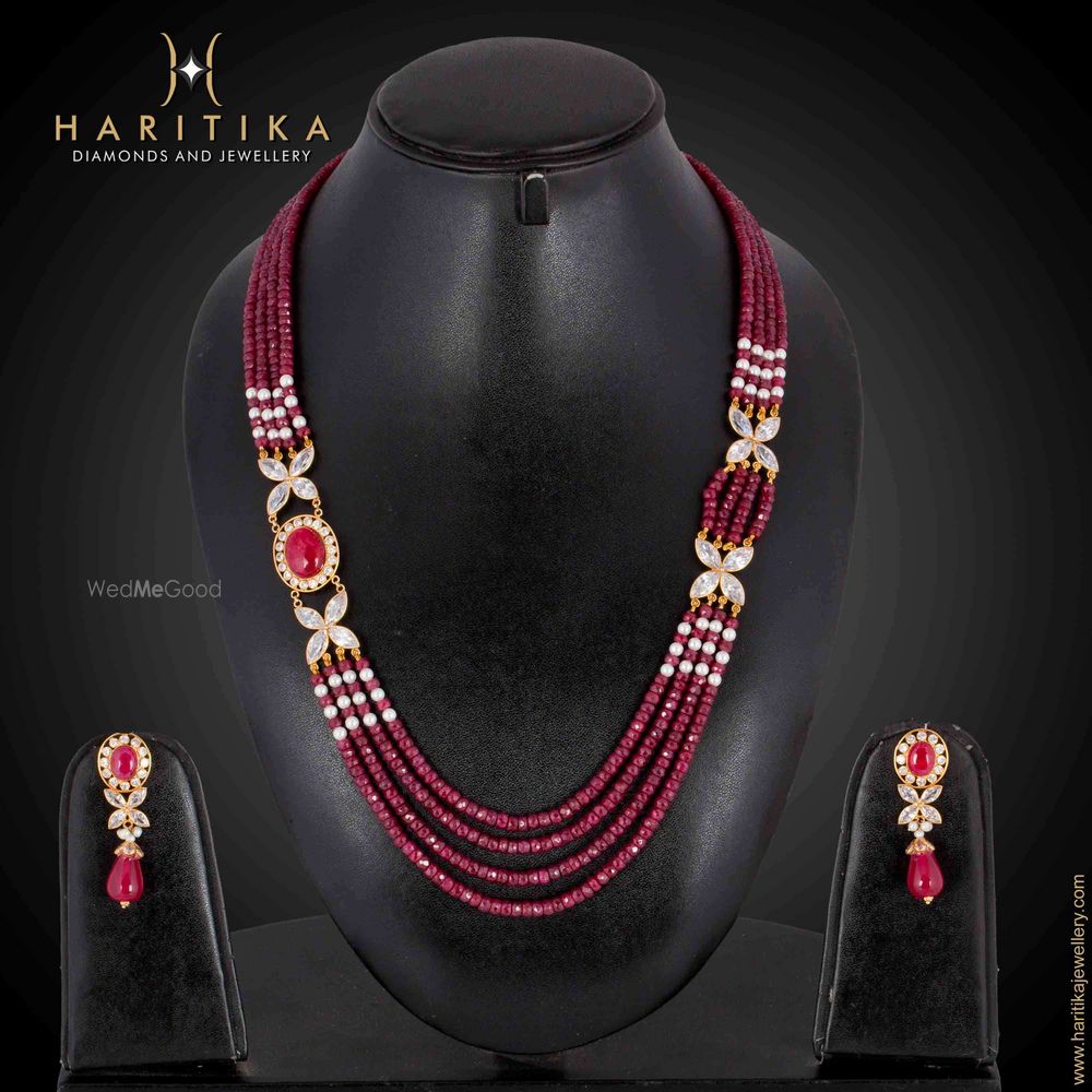 Photo From KUNDAN POLKI NECKLACE SET - By Haritika Diamonds and Jewellery