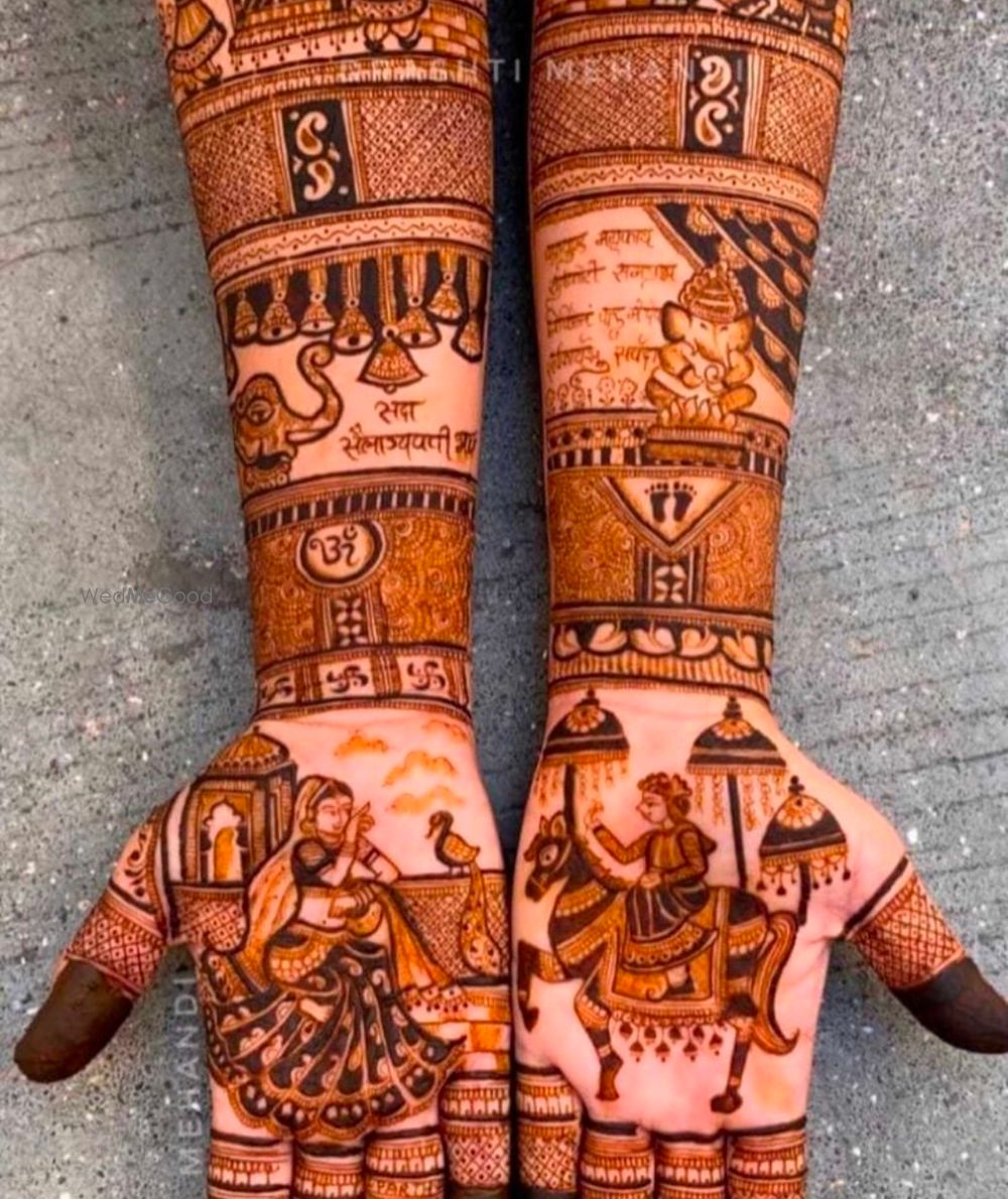 Photo From Lucknow Style Mehandi - By Jaipuri Mehndi Art