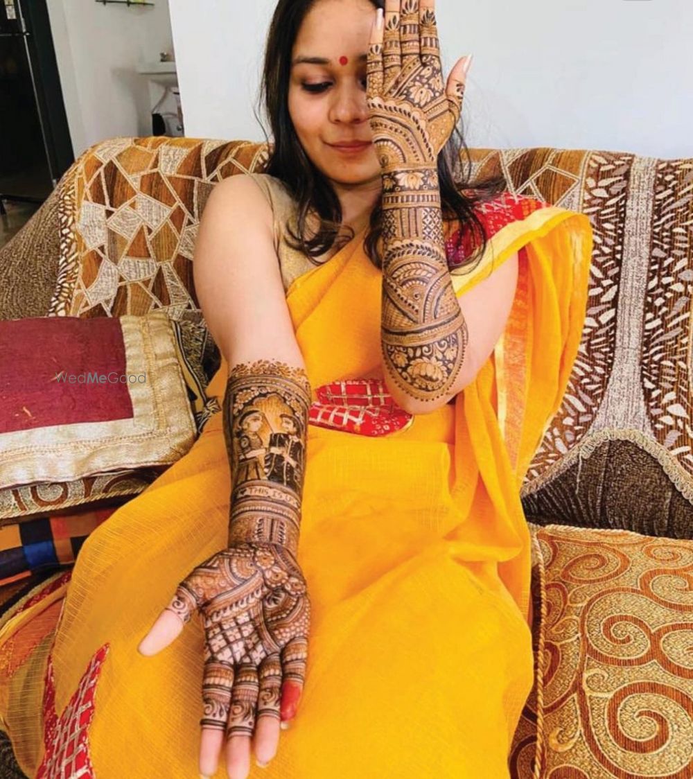 Photo From Gujarati Style - By Jaipuri Mehndi Art