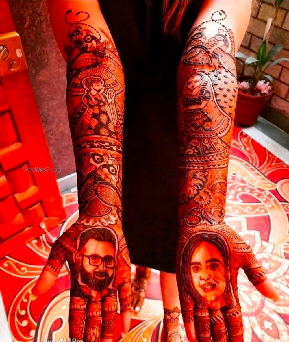 Photo From Gujarati Style - By Jaipuri Mehndi Art