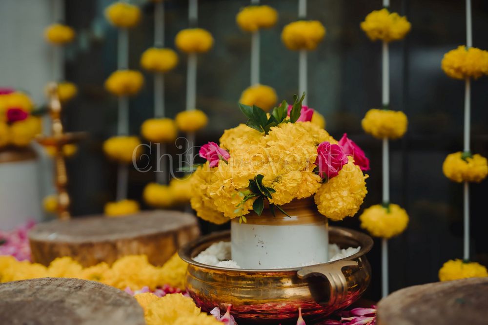 Photo From S & V - A marigold affair - By Chirmi Events