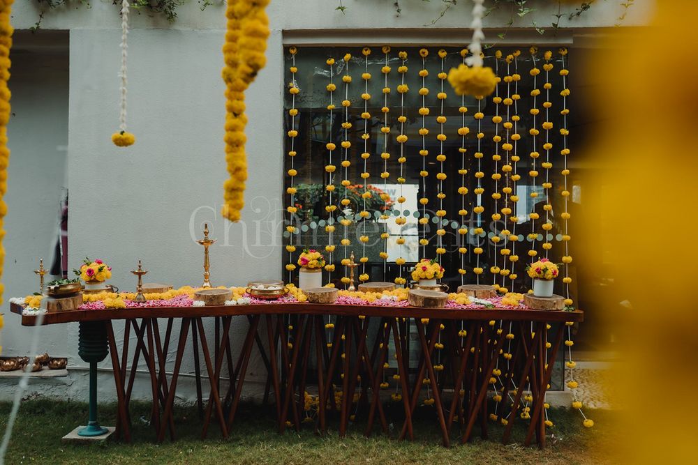Photo From S & V - A marigold affair - By Chirmi Events