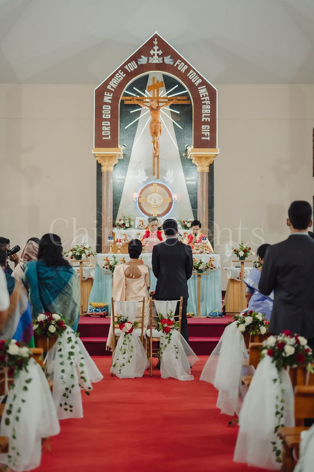 Photo From S & V - A Church wedding - By Chirmi 