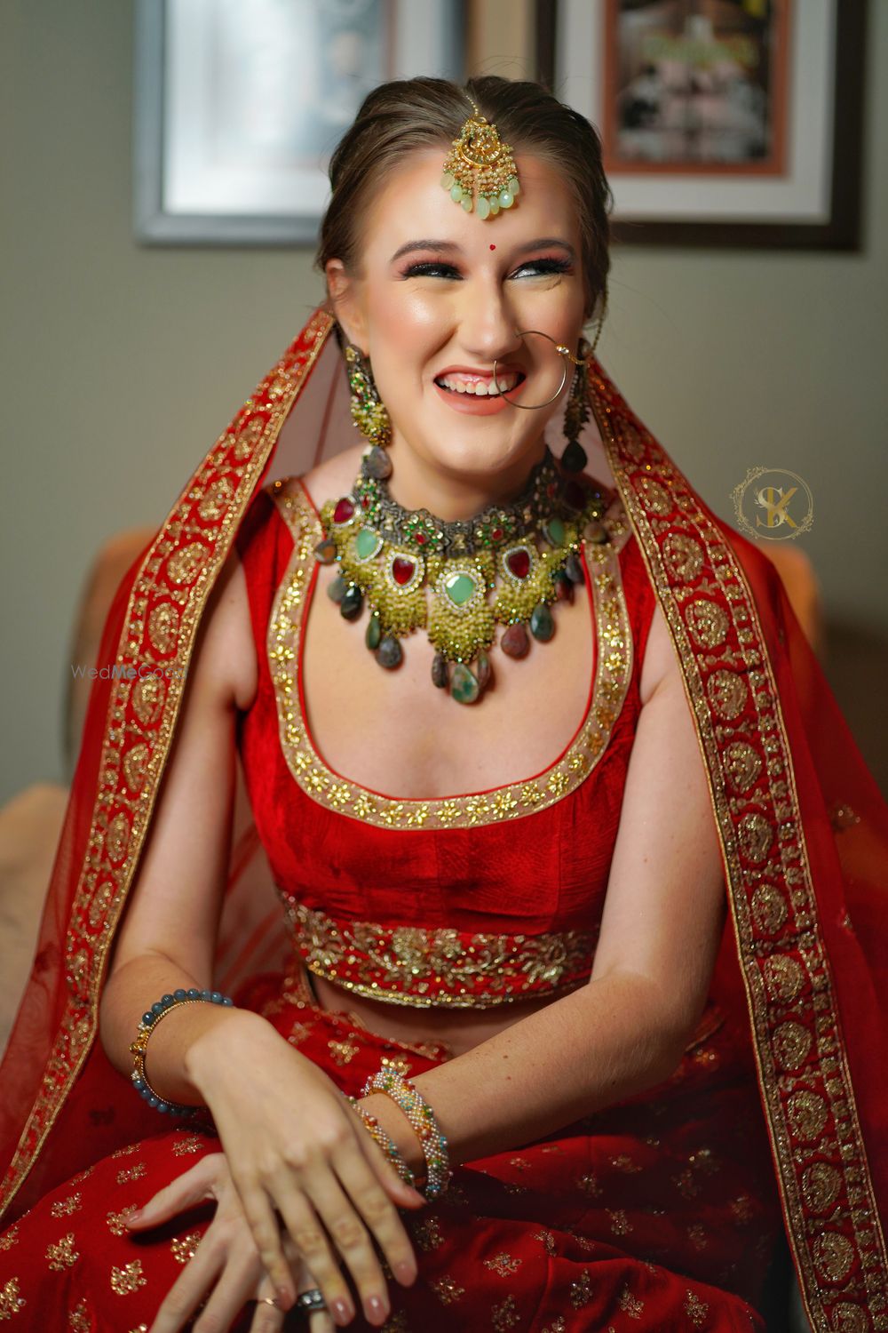 Photo From Oksana’s wedding - By Sneha SK Makeovers