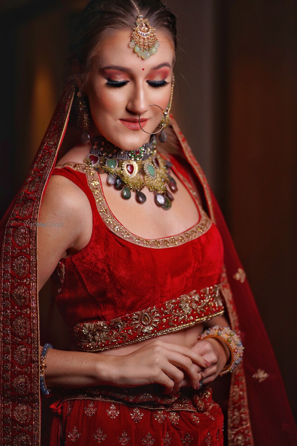 Photo From Oksana’s wedding - By Sneha SK Makeovers