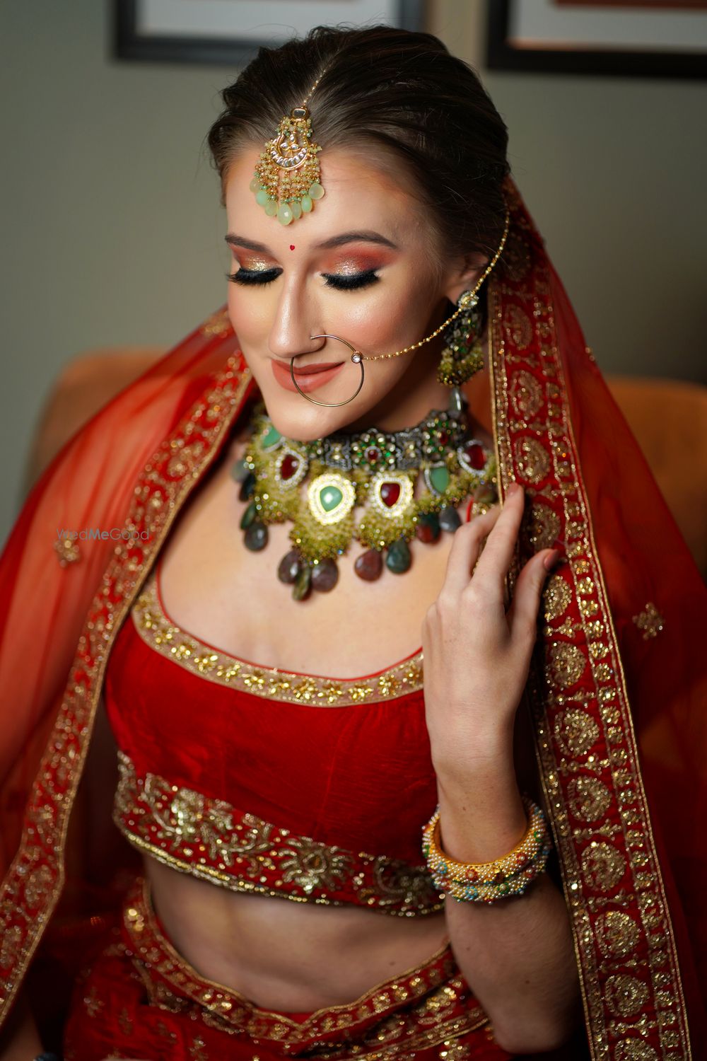 Photo From Oksana’s wedding - By Sneha SK Makeovers