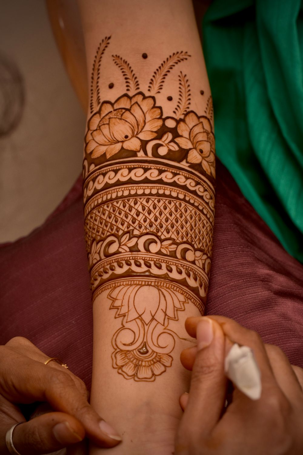 Photo From Akhila Hebbar's Bridal Mehndi - By Pushpa Mehndi Arts