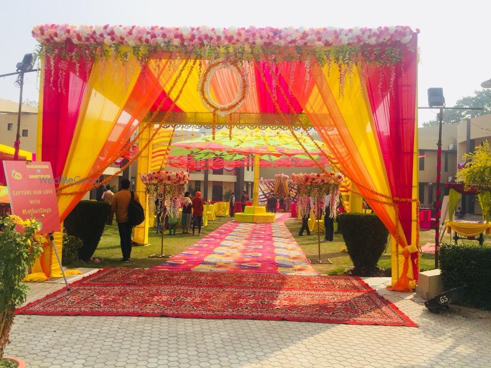 Photo From Haldi & Mehendi Decoration - By Kingston Wedding and Events