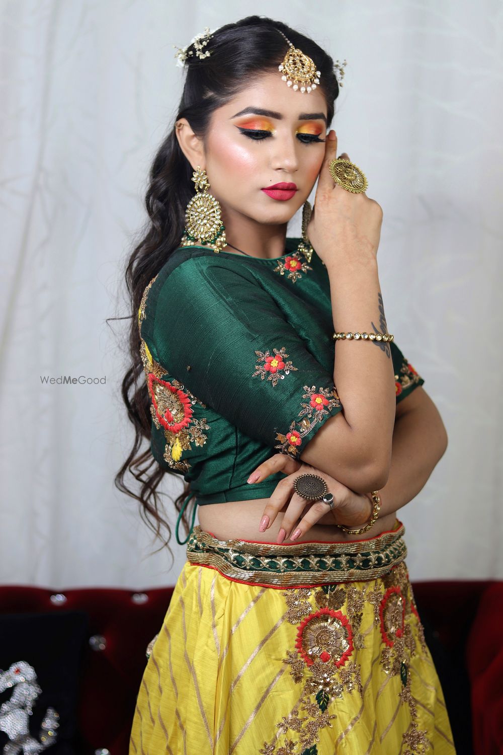 Photo From Mehendi with colors and flowers - By Kanishka Bhadani Makeup Artist