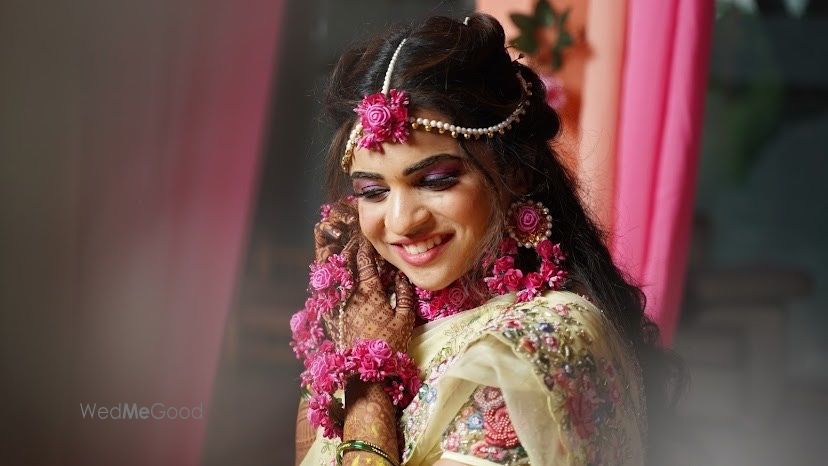 Photo From Haldi+Mehandi Bride Saloni - By Mansi Gupta Artistry