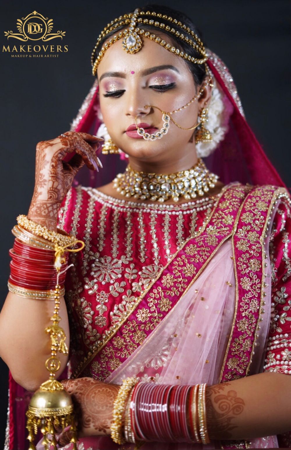 Photo From Prettiest Bride in Pink KANIKA - By DDG Makeovers