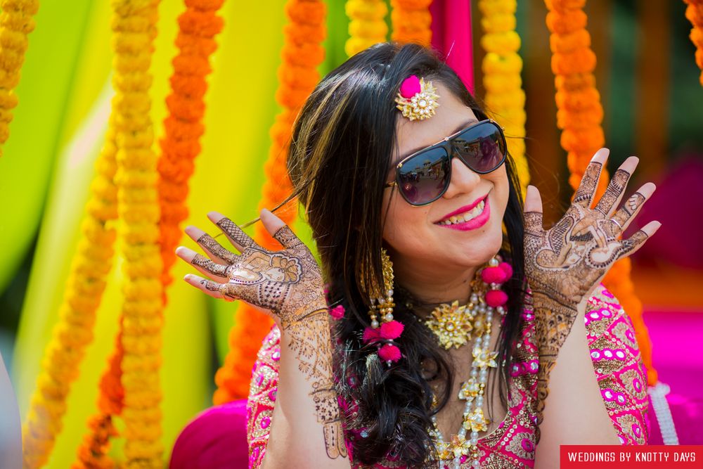 Photo From Fun Filled Day Mehendi - Honey & Puneet - By Weddings by Knotty Days