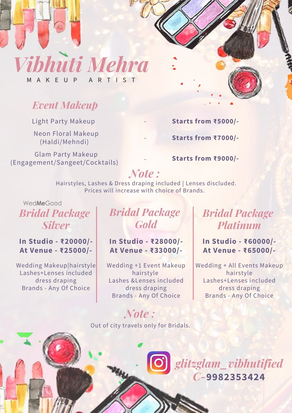 Photo From Pricing  - By Vibhuti Mehra Makeup