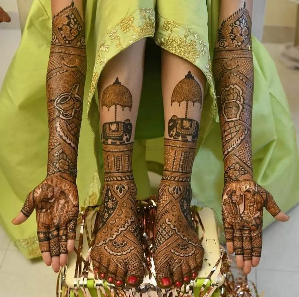 Photo From marvadi mehandi design - By Vishal Mehandi Tattoo Studio