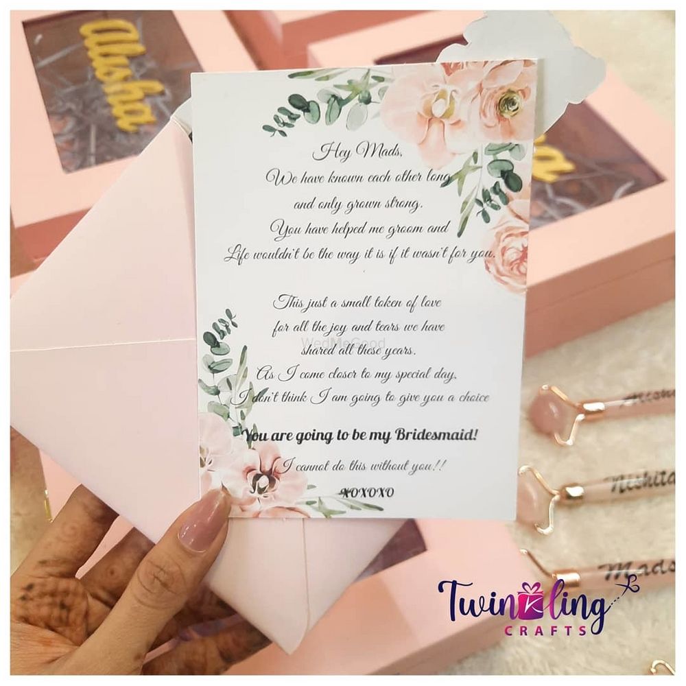 Photo From Bridesmaid Hamper - By Twinkling Crafts