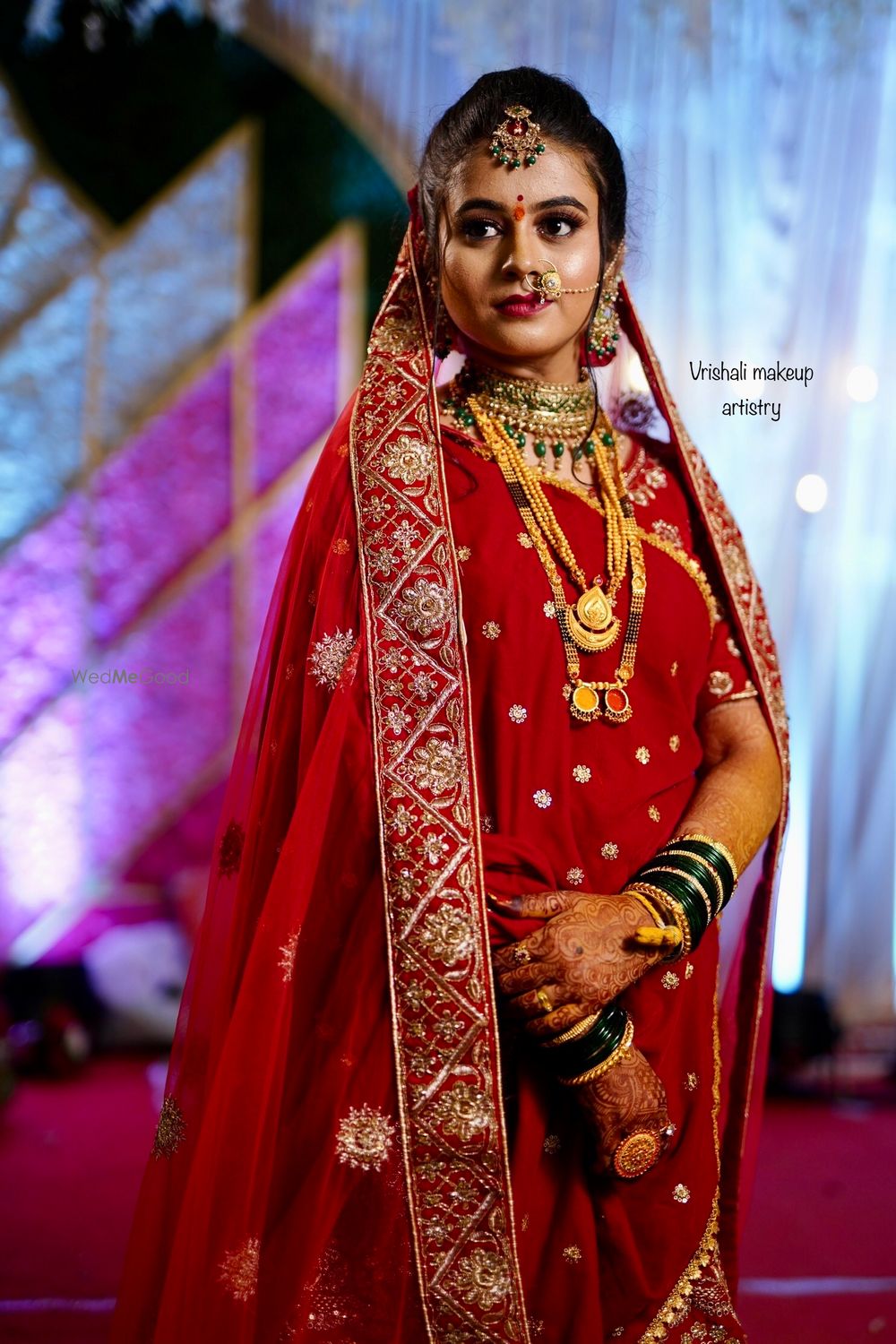 Photo From Mayuri Wedding Pictures - By Vrishali Makeup Artistry