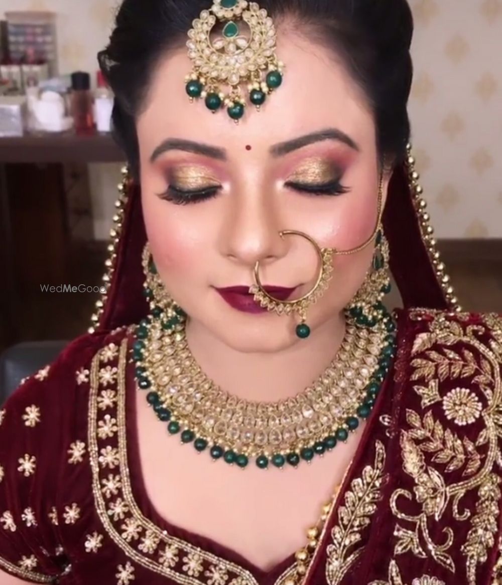 Photo From Simran’s bridal - By Makeovers by Chandni Bhatia