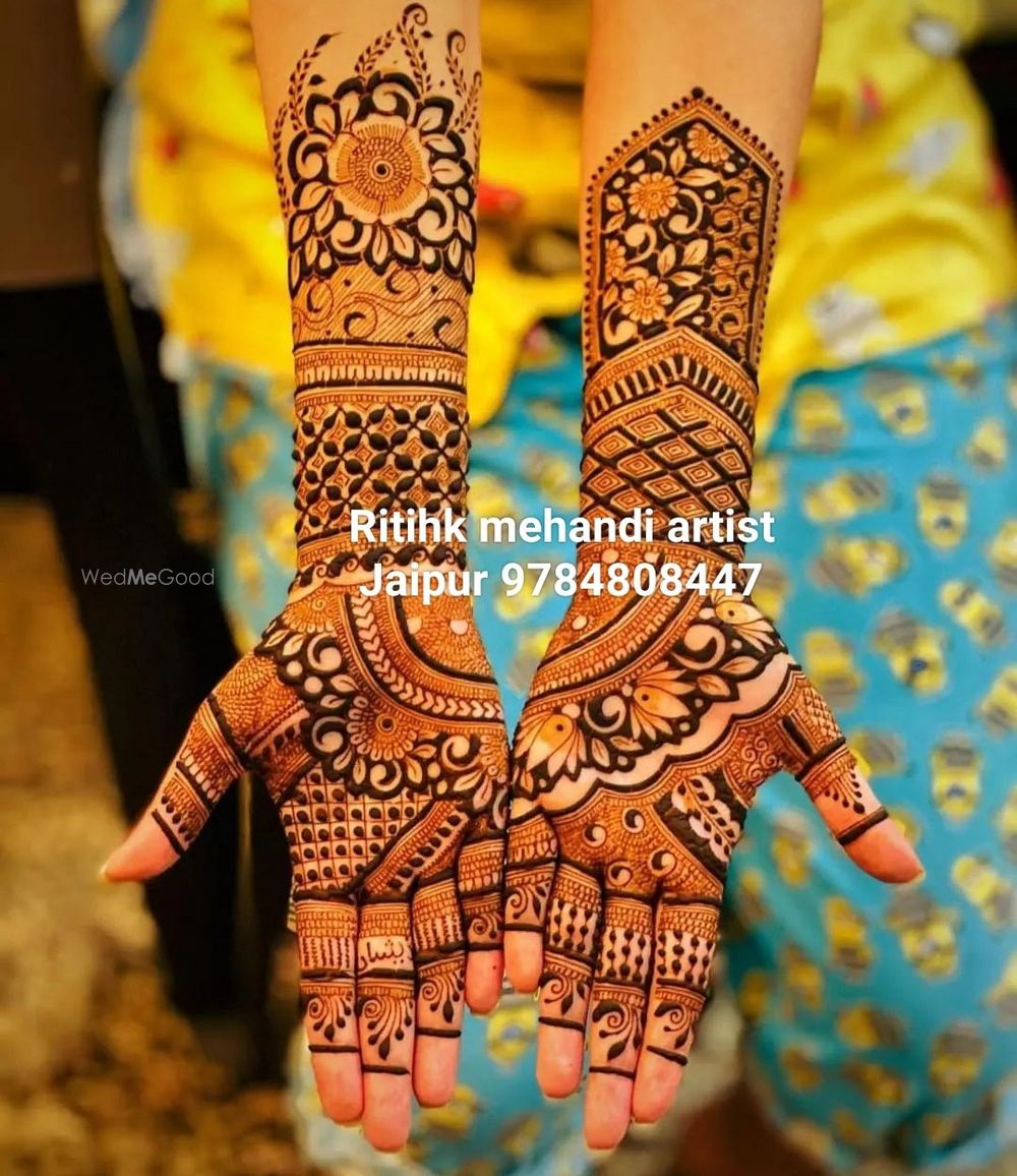 Photo From Bridal Mehandi Design - By Rithik Mehandi Artist Jaipur