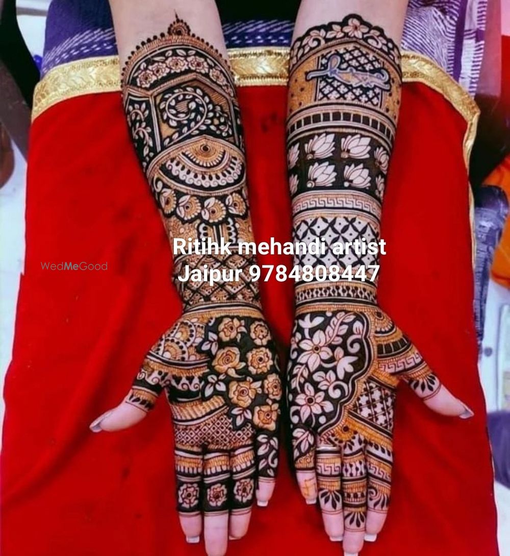 Photo From Bridal Mehandi Design - By Rithik Mehandi Artist Jaipur