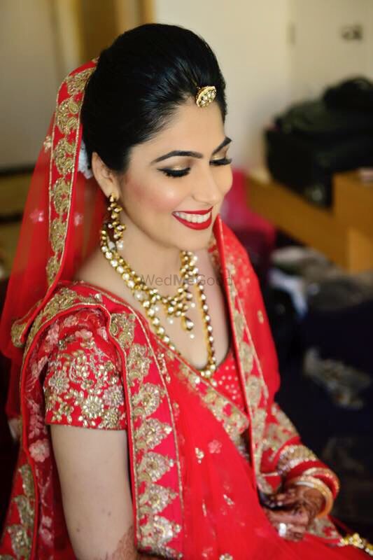 Photo From Mansi's wedding and reception  - By Fatima Soomar Bridal Makeup