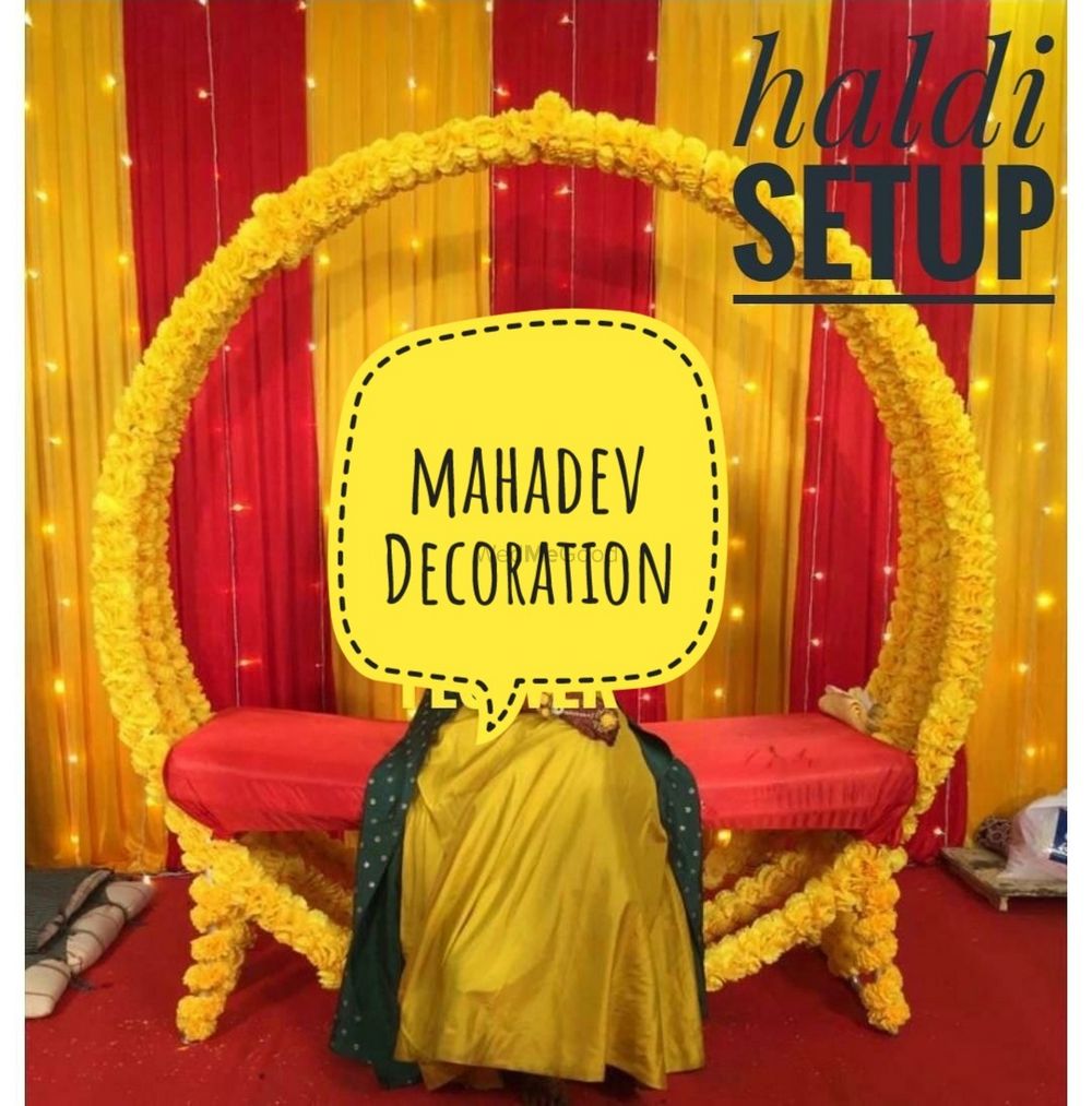 Photo From Haldi & mehndi decoration - By Mahadev Decoration