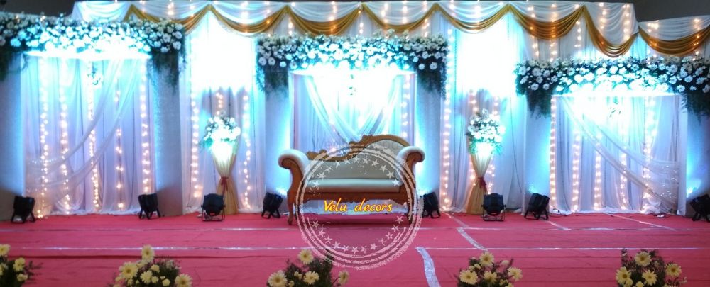 Photo From stage decorations for wedding - By Velu Wedding Decor
