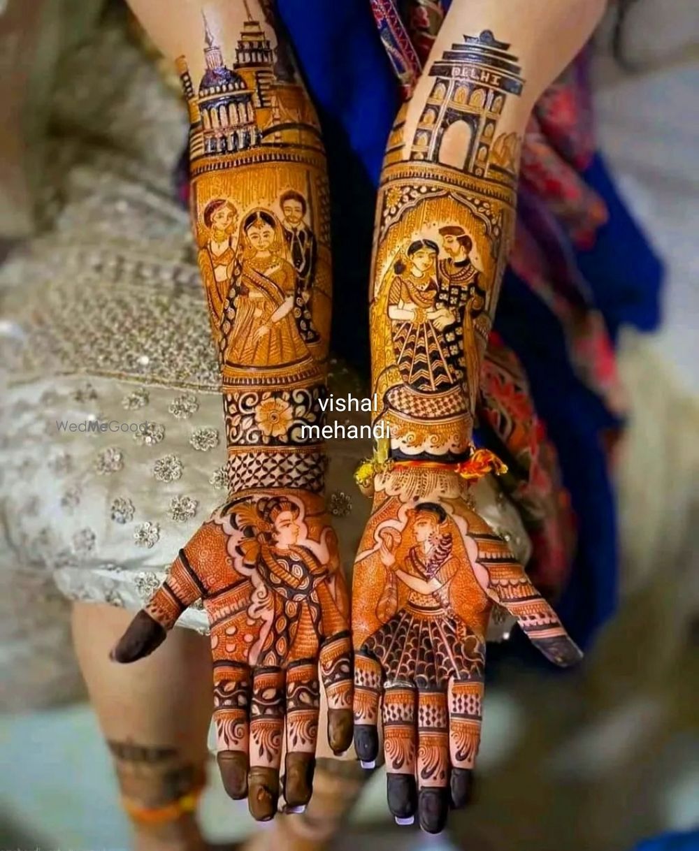 Photo From face mehandi design - By Vishal Mehandi Tattoo Studio