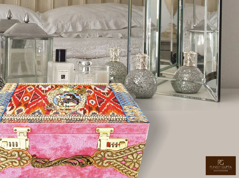Photo From Bridal Trousseau Trunks - By Puneet Gupta Invitations