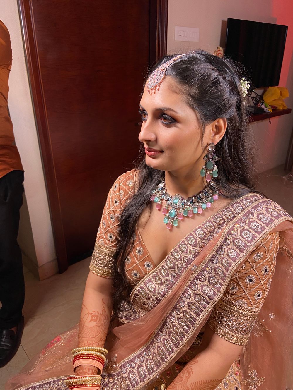 Photo From Engagement bride Ritika - By Colours Makeup School 