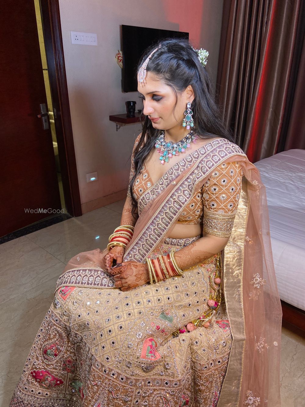 Photo From Engagement bride Ritika - By Colours Makeup School 