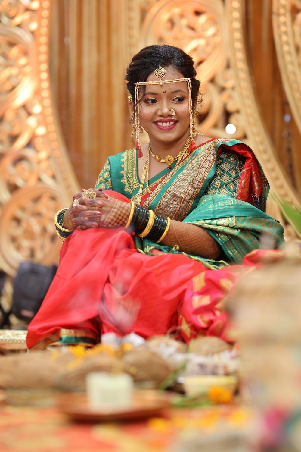 Photo From Priyanka engagement+Wedding  - By Makeovers by Deepali Nawale