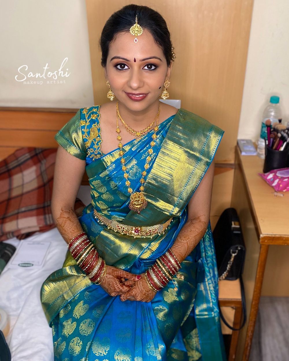 Photo From Pre wedding reception follow by midnight Muhurtham - Sruthi - HD makeup look for Sruthi  - By Makeup Artist Santoshi