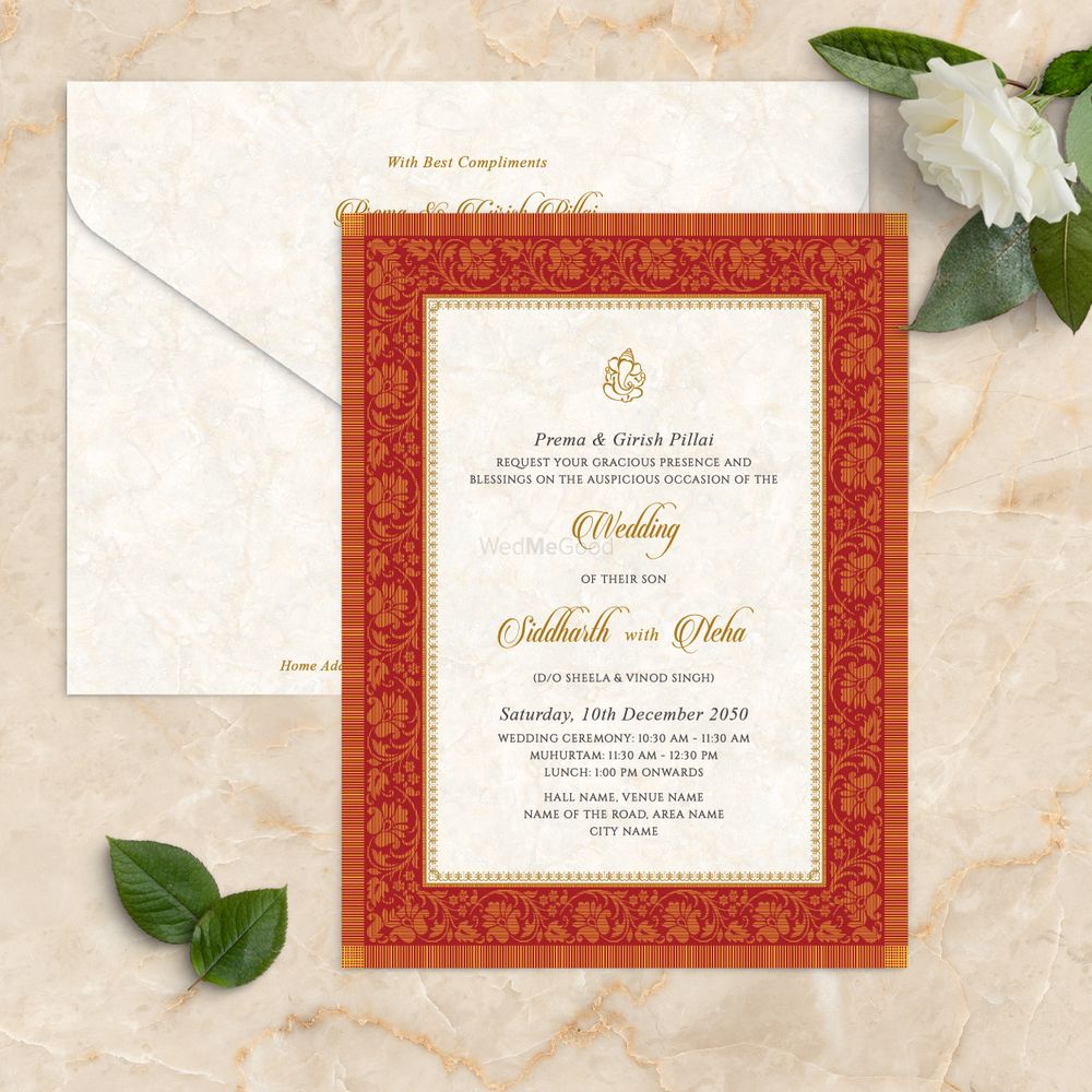Photo From South Indian Wedding Invitations - By Rohan & Aparna Invitations
