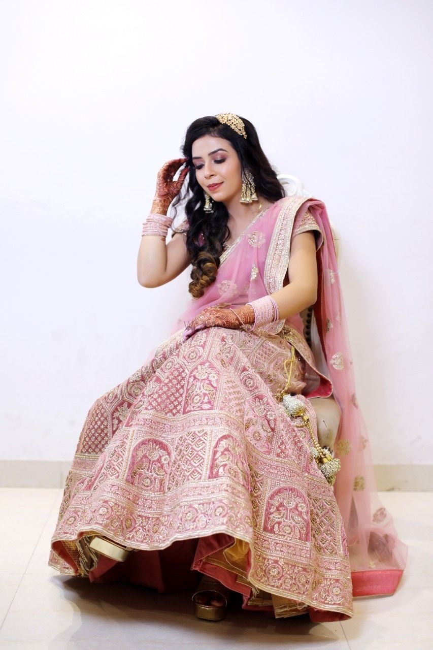 Photo From Samridhi (engagement bride )  - By Aksh Makeovers 