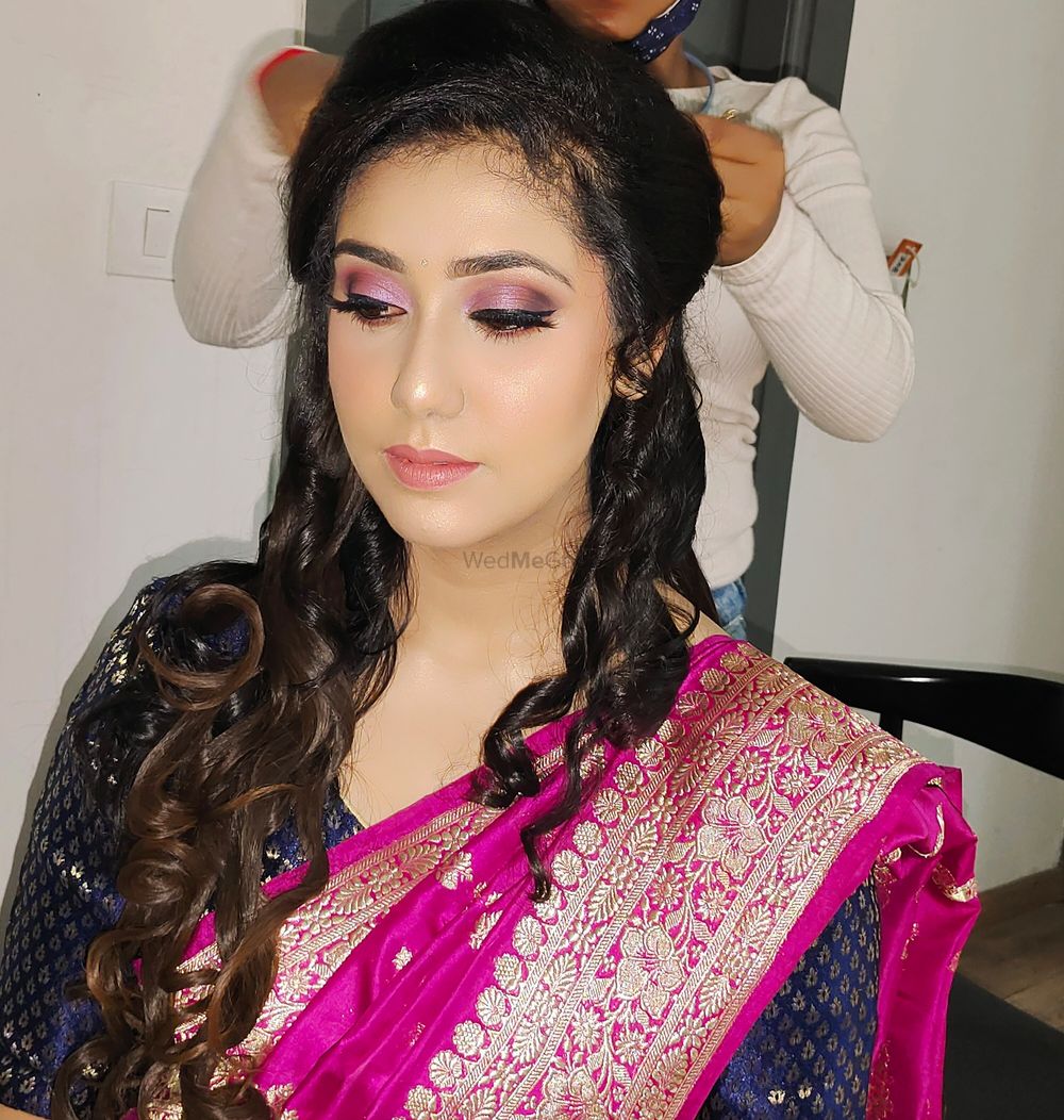 Photo From Dr Anisha(HD Engagement make-up - By Heena Batra Makeovers