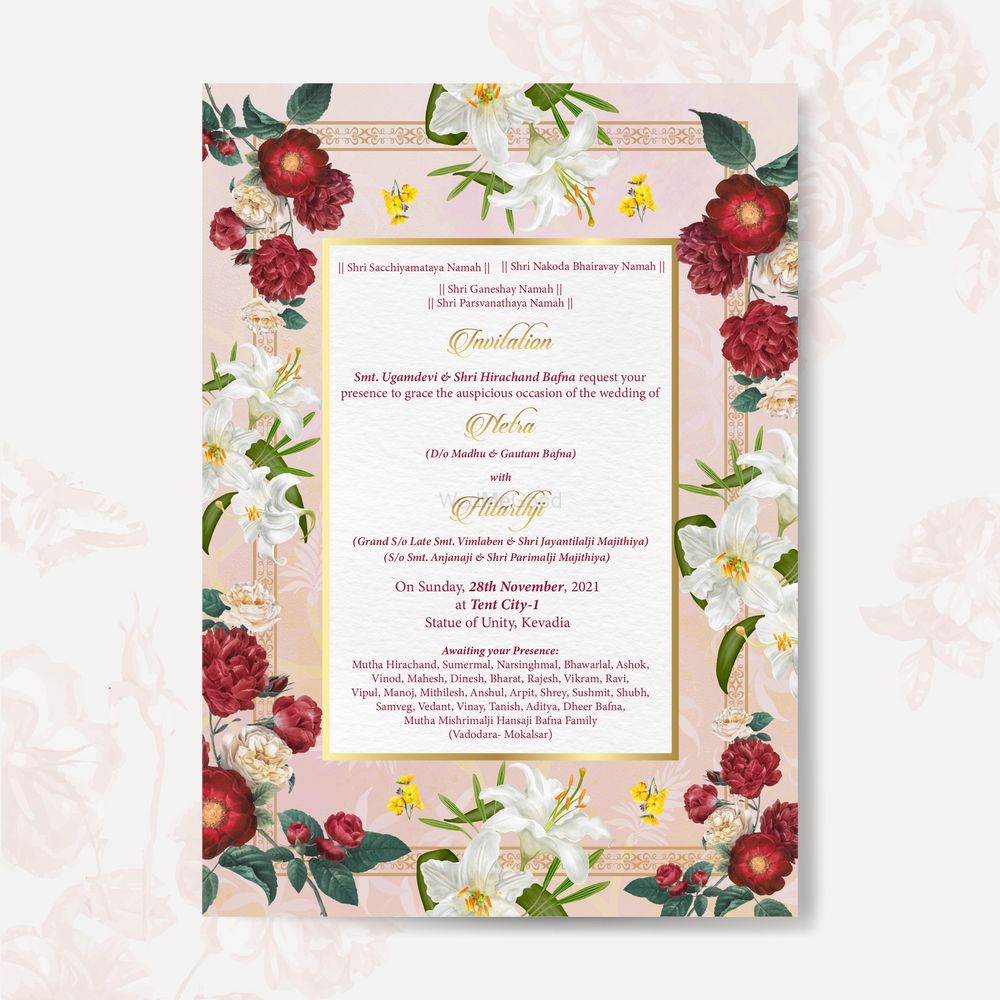 Photo From Floral Invitations - By Hermoza