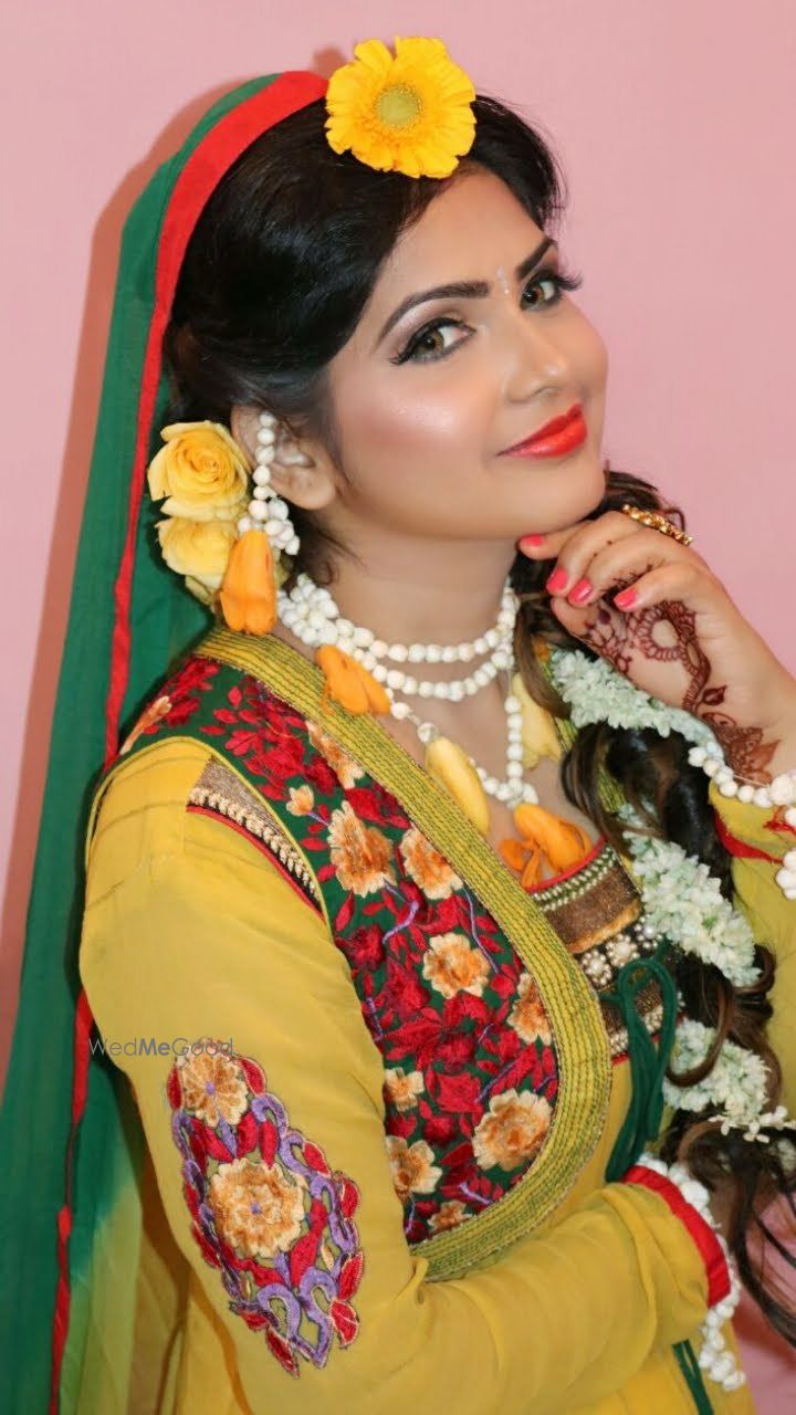 Photo From Haldi and Mehandi Makeup - By Jyoti Shaw Makeup Studio and Academy