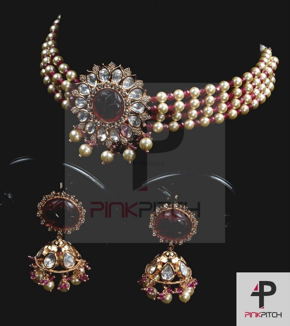 Photo From American Diamond Choker / Necklace - By Pink Pitch