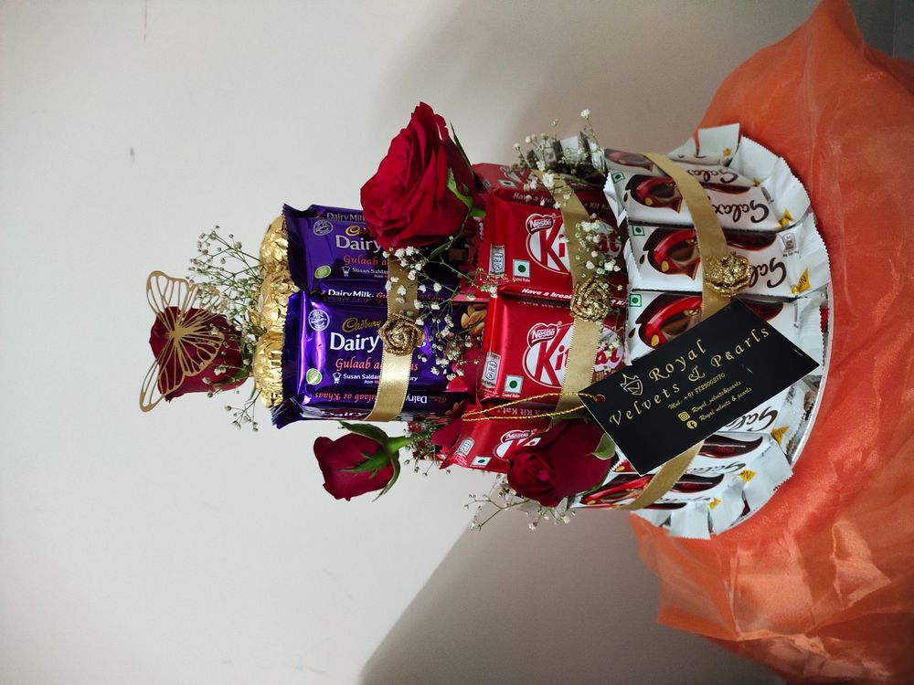 Photo From chocolate hampers - By Velvet n Pearls Creations