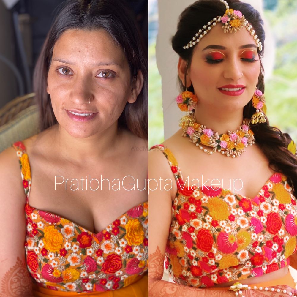 Photo From Haldi look for Pooja - By Pratibha Gupta Makeup Artist