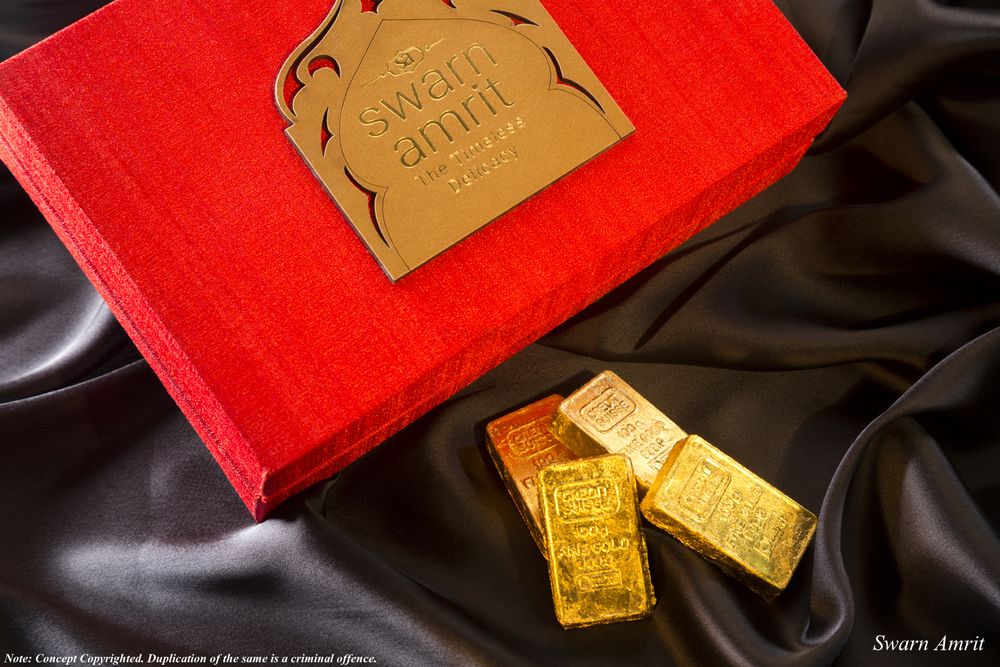 Photo of edible gold bricks