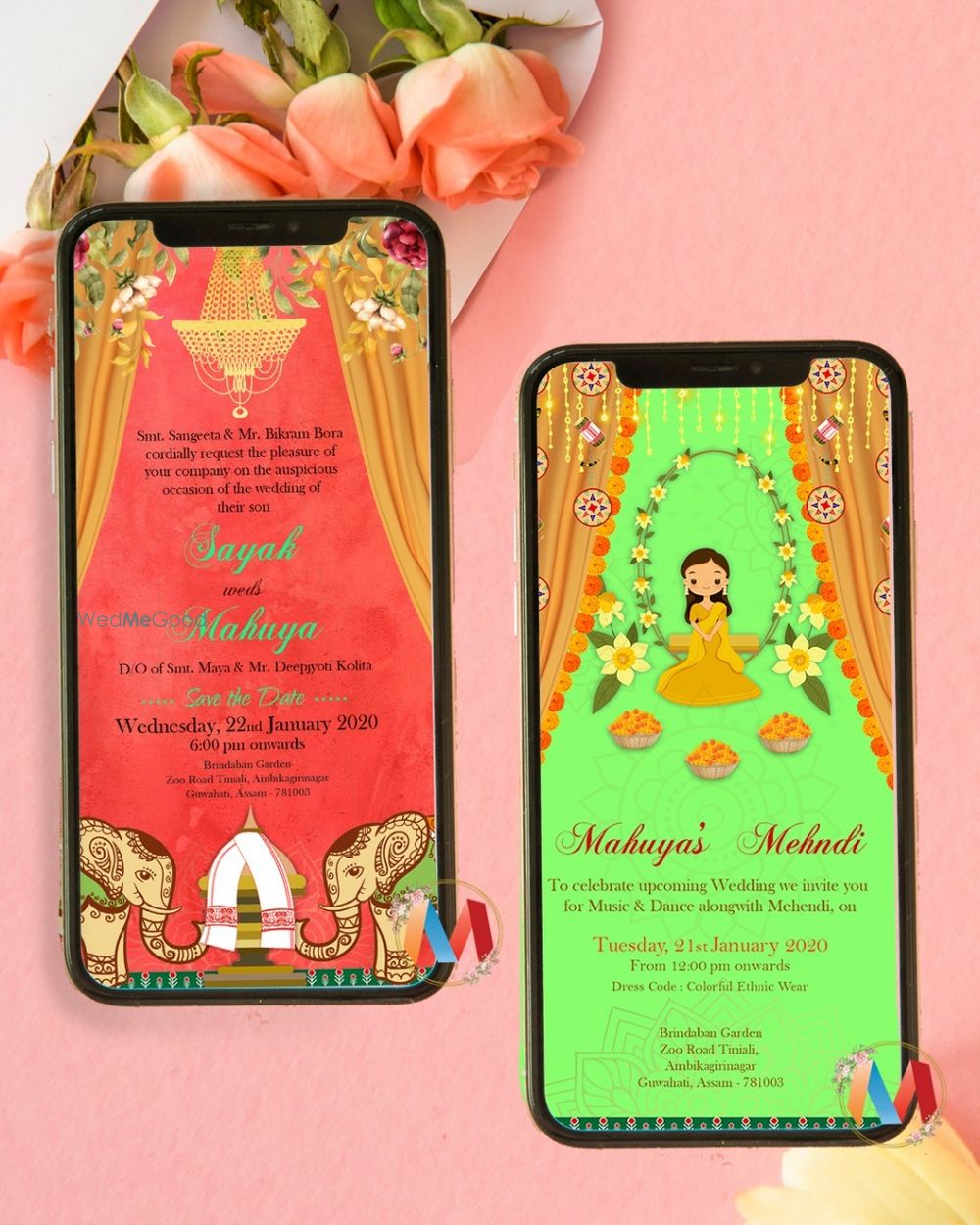 Photo From Assamese theme Invitation - By Mazic Door Invitations