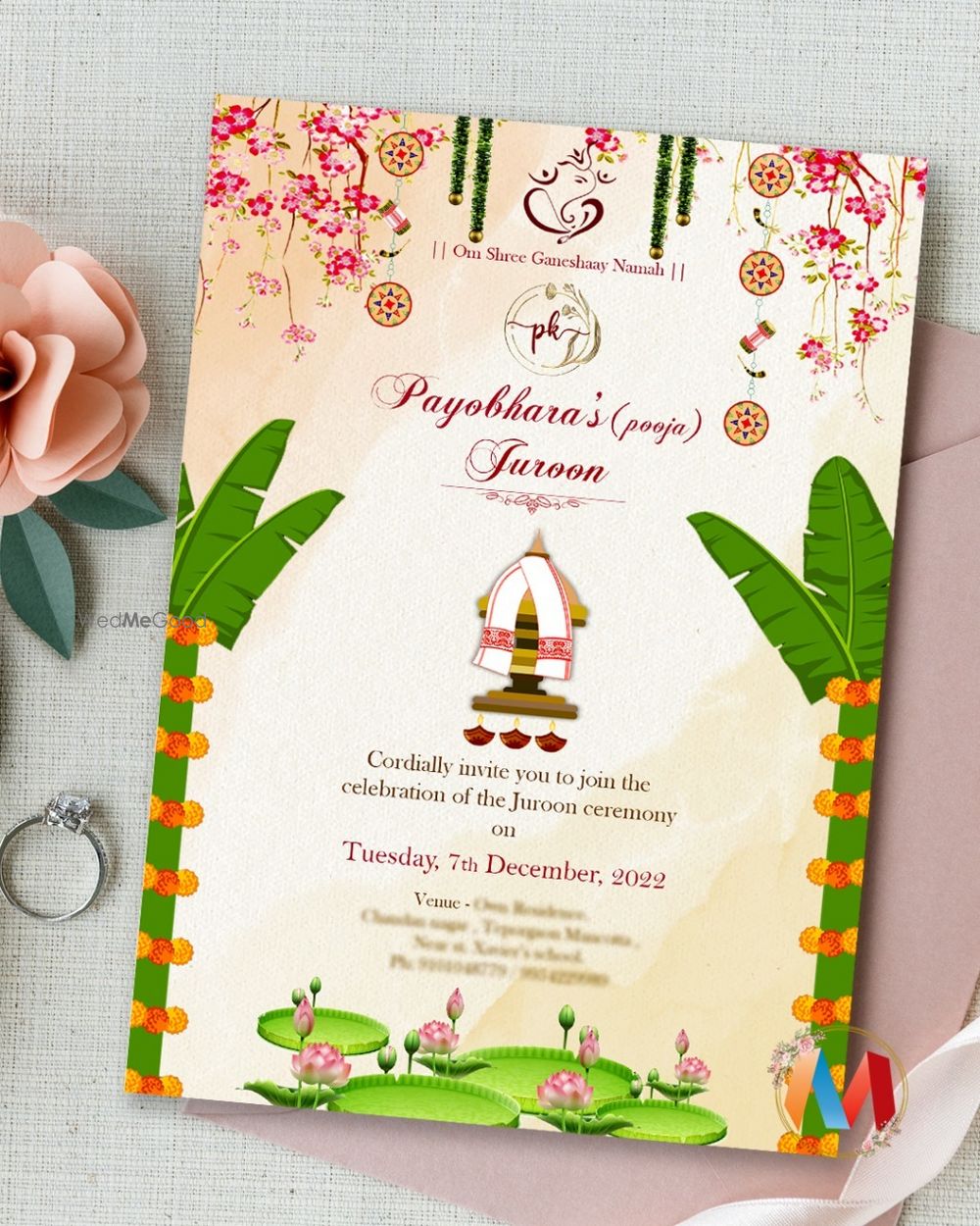 Photo From Assamese theme Invitation - By Mazic Door Invitations