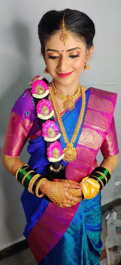 Photo From Traditional Muhurtam Makeup Look - By Glitz by Vaibhavi