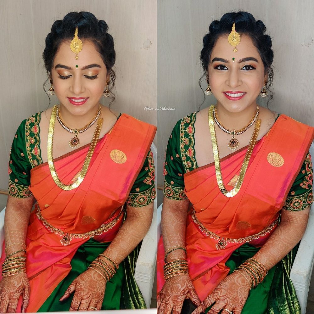 Photo From Traditional Muhurtam Makeup Look - By Glitz by Vaibhavi